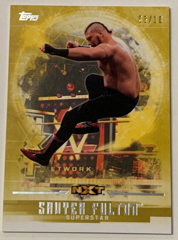 Sawyer Fulton 2017 WWE NXT Topps Rookie Card #3/10 SANITY (Only 10 Made)!!!