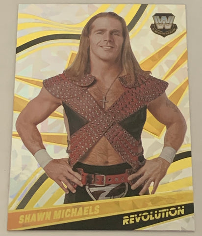 Shawn Michaels HBK 2022 WWE Panini Revolution FRACTAL Card