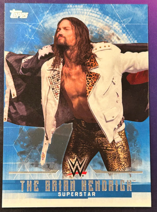 * Brian Kendrick 2017 WWE Topps Undisputed BLUE Parallel Card