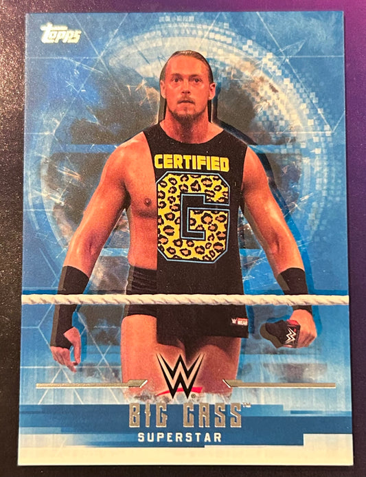 * Big Cass 2017 WWE Topps Undisputed BLUE Parallel Card