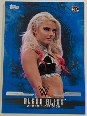 Alexa Bliss 2017 WWE Topps Undisputed Blue Parallel ROOKIE Card (Awesome)!!!