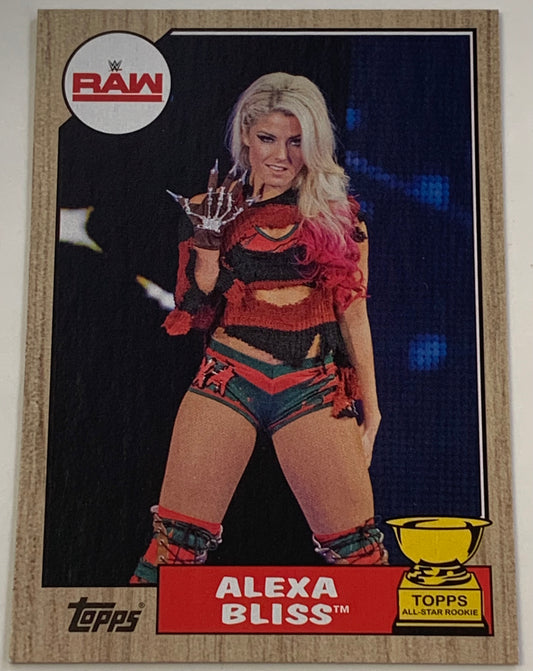 Alexa Bliss 2017 WWE Topps All-Star Rookie Card