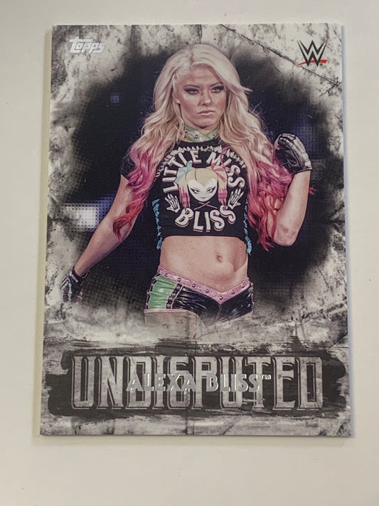 Alexa Bliss 2018 WWE Topps Undisputed Card!!!
