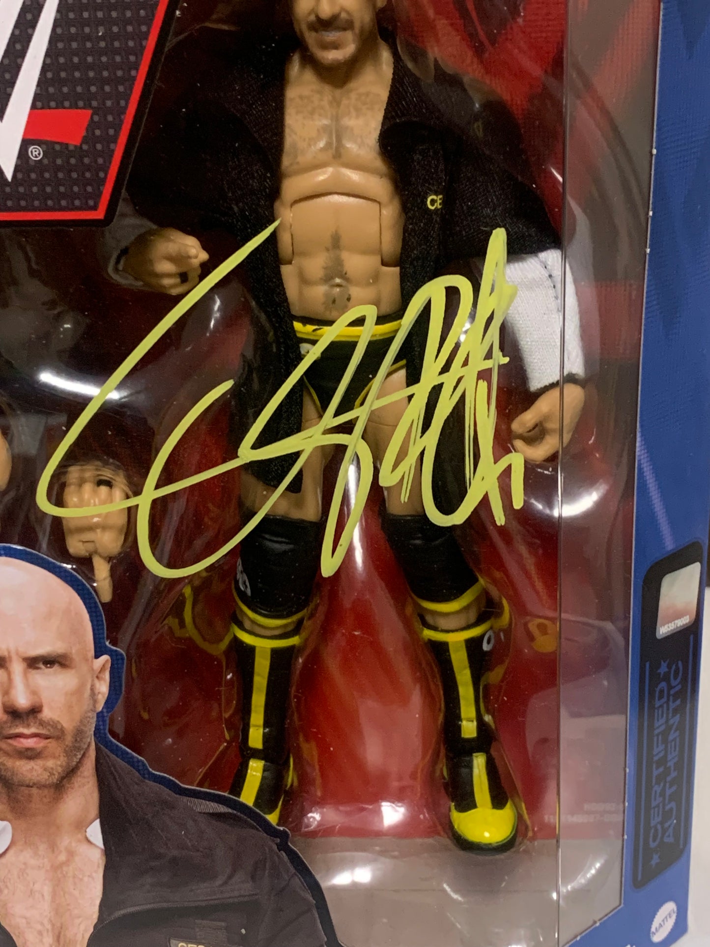 Cesaro (Claudio Castagnoli) SIGNED WWE Elite Series 93 Figure (Comes w/COA)