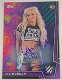 Liv Morgan 2018 WWE Topps Signed Auto Rookie Card #67/99 (Awesome Card)!!!