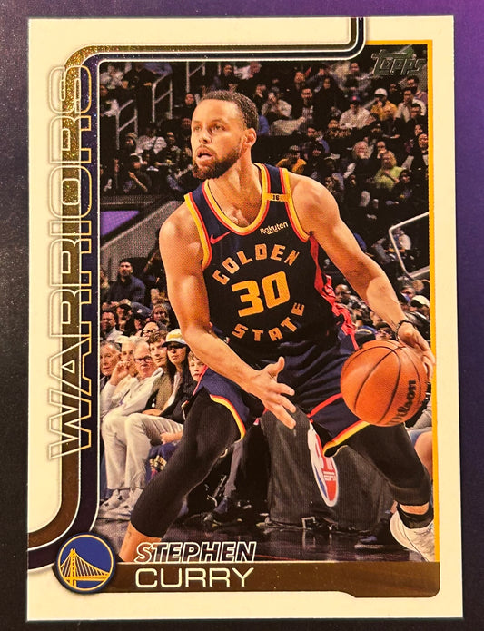 * Stephen Curry 2025-26 Topps NBA Card WARRIORS