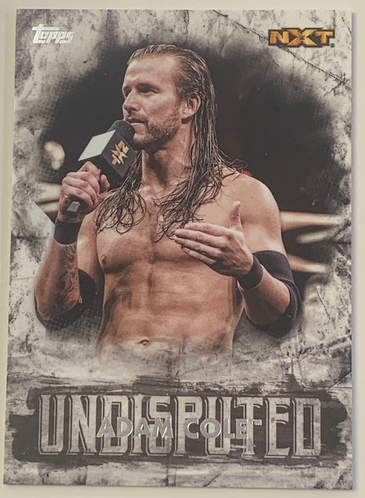 Adam Cole 2018 WWE Topps Undisputed Card