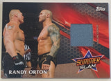 Randy Orton 2017 WWE Topps “Summerslam 2016 Event-Used Canvas Mat Relic” Card #176/199 (Only 199 Made)!!!