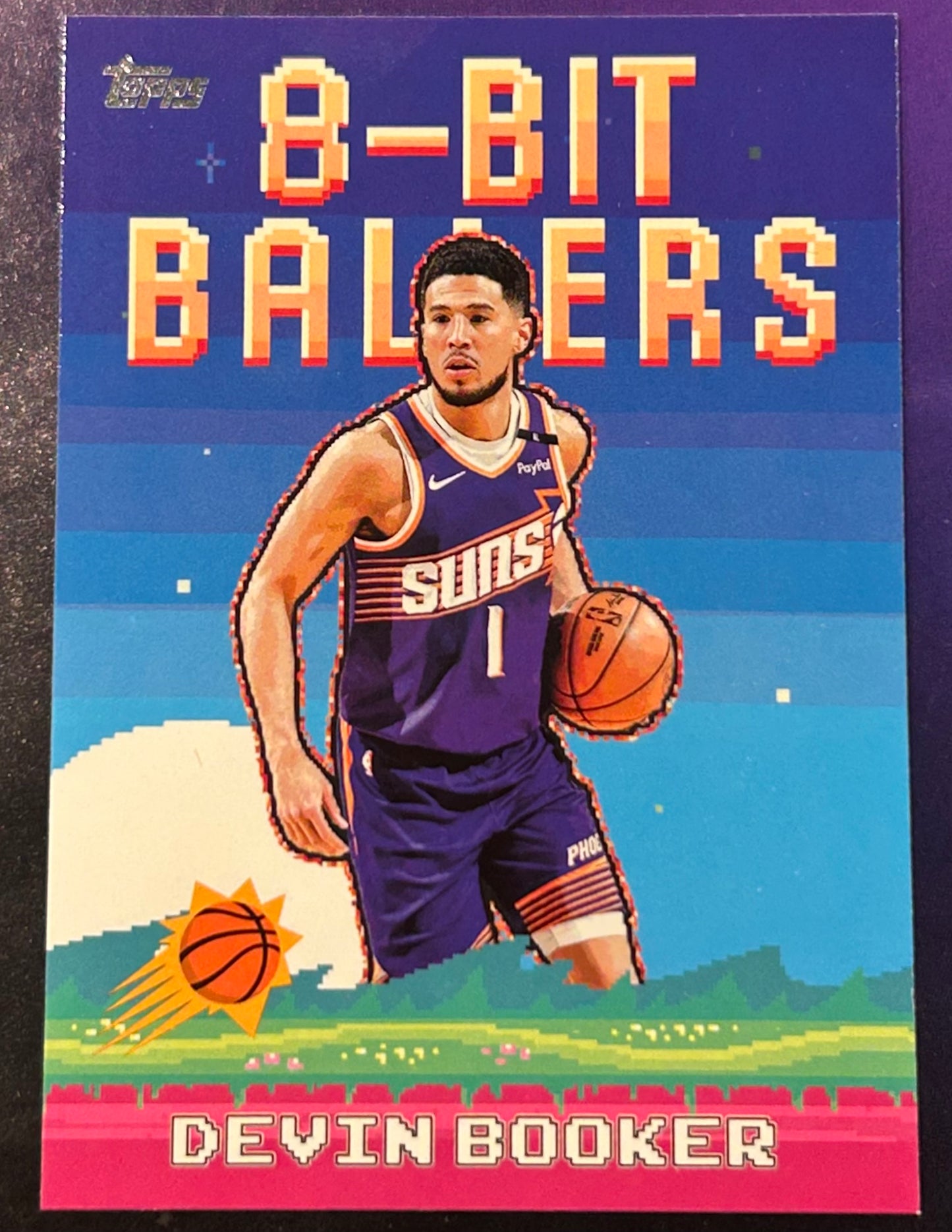 * Devin Booker 2025-26 Topps NBA “8-Bit Ballers” Insert Card SUNS