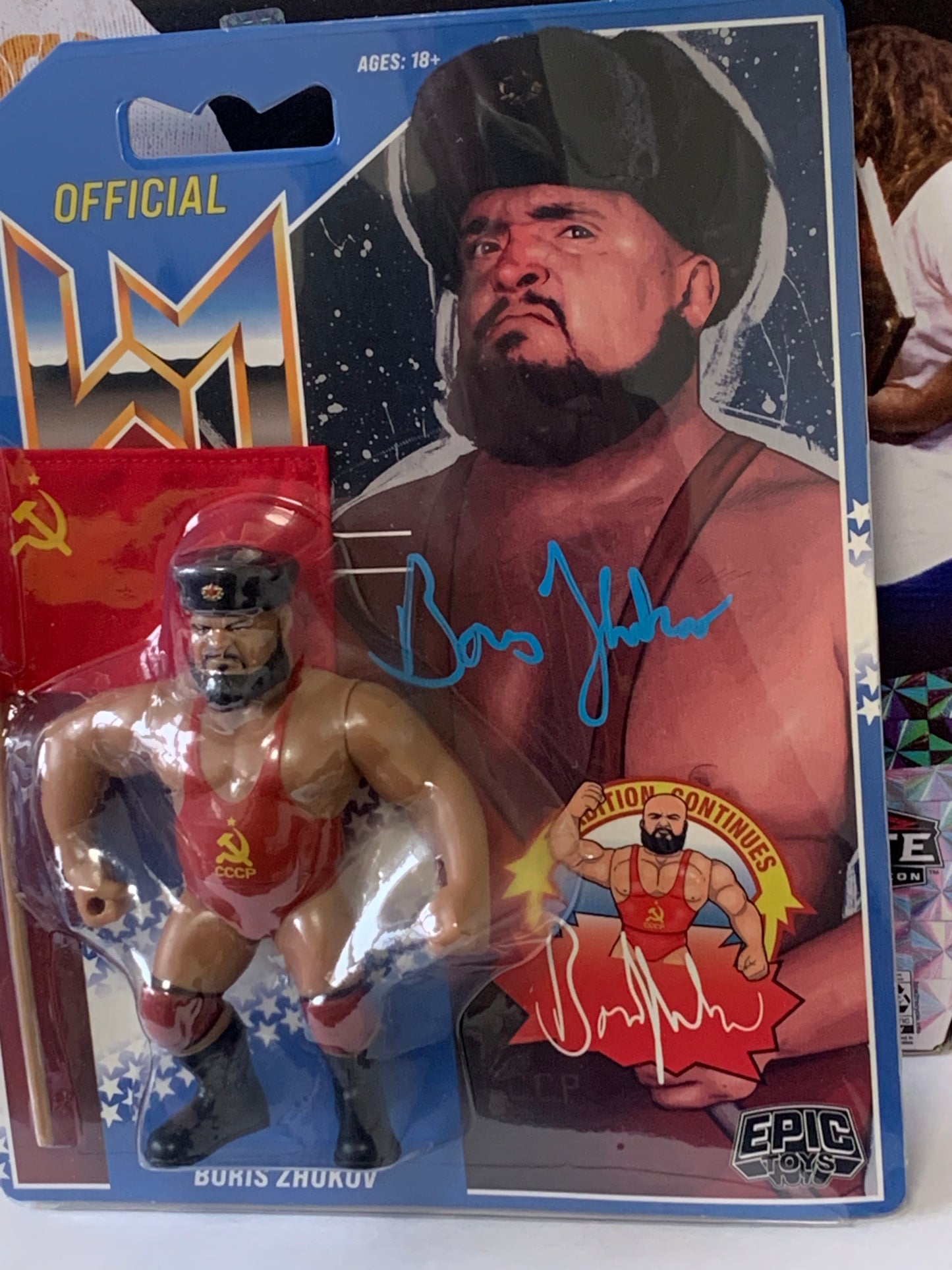 Boris Zhukov SIGNED Epic Toys (Hasbro Style) Action Figure (Comes w/COA)
