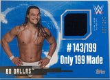 Bo Dallas 2017 WWE Topps Undisputed Authentic Relic Card #143/199 (Uncle Howdy)!!!