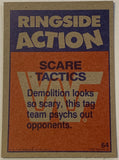 Demolition Ax SIGNED 1987 Topps “Rinside Action” Card (Comes w/COA)!!!