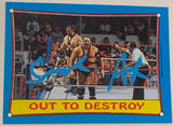 Demolition Ax and Smash SIGNED 1987 Topps “Ringside Action” Card (Comes w/COA)!!!