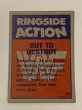 Demolition Ax and Smash SIGNED 1987 Topps “Ringside Action” Card (Comes w/COA)!!!