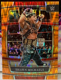 Shawn Michaels HBK 2022 WWE Panini Select Orange Wave Refractor Card