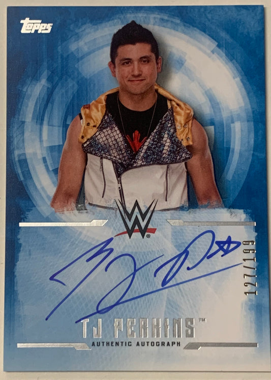 TJ Perkins 2017 WWE Topps Undisputed Signed “On Card” #/199