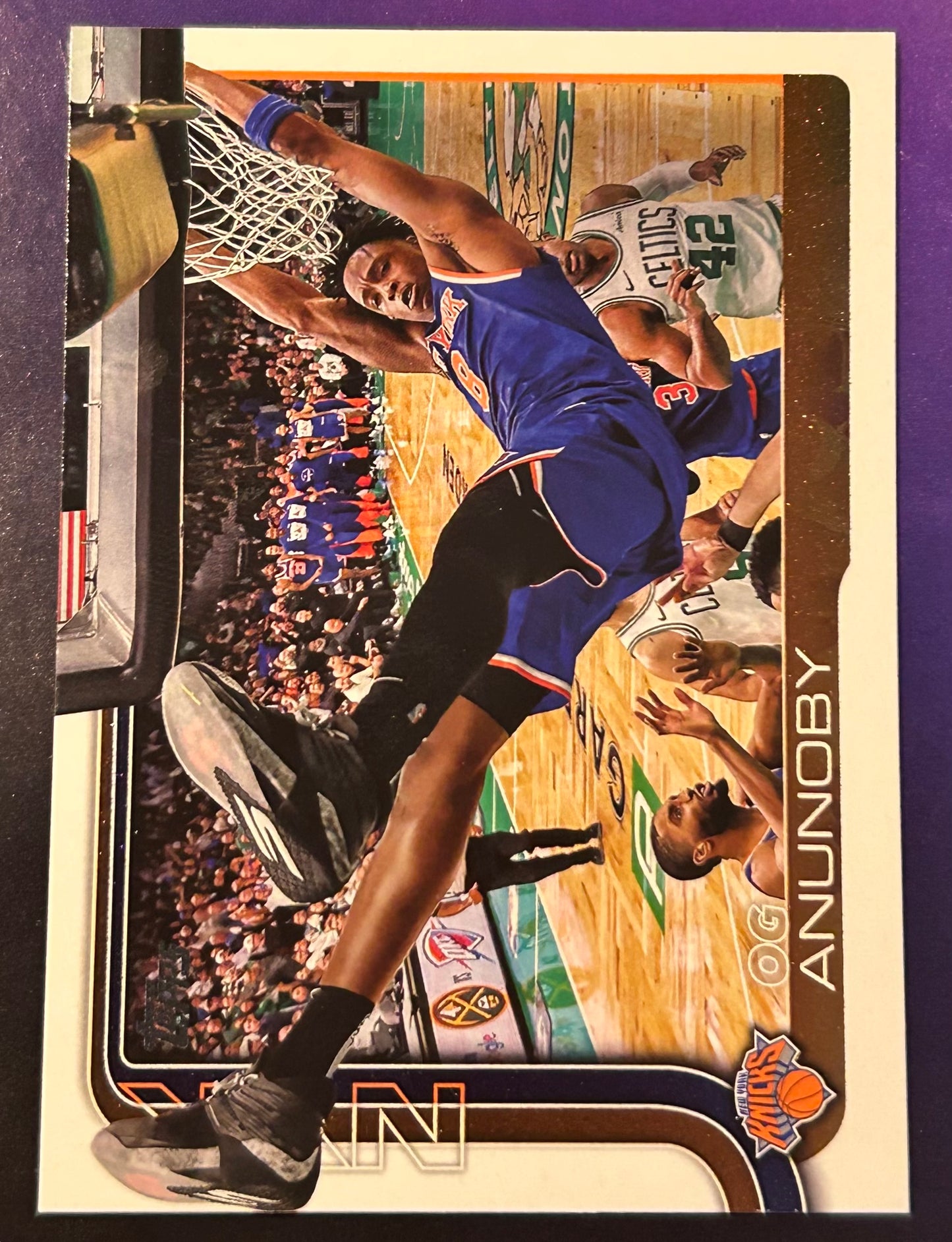 * OG Anunoby 2025-26 Topps NBA Card KNICKS