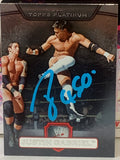 Justin Gabriel 2010 SIGNED WWE NXT Topps Platinum ROOKIE Card