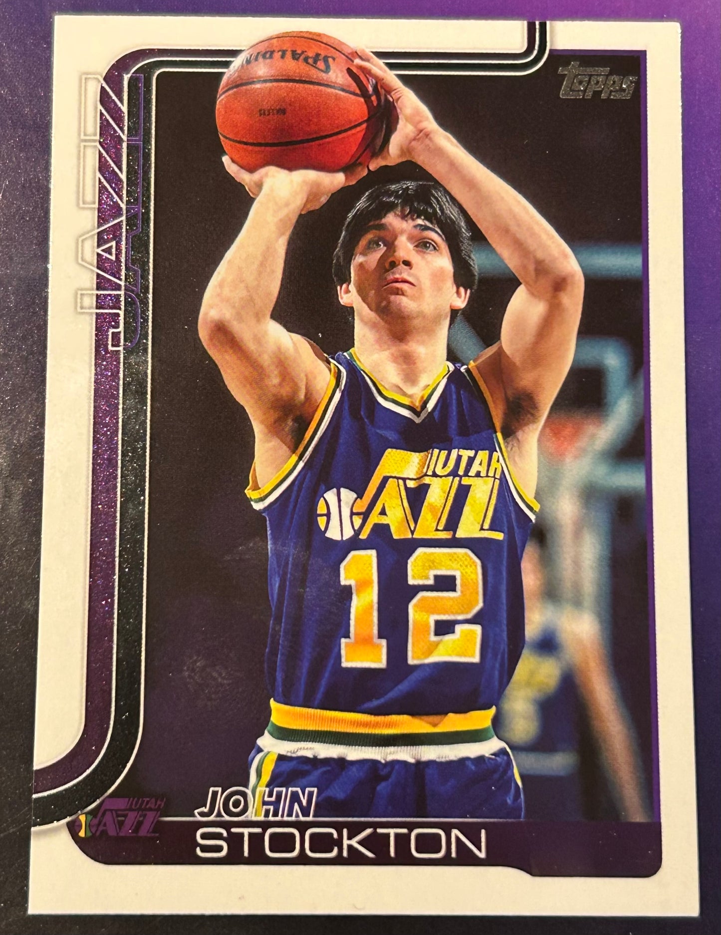 * John Stockton 2025-26 Topps NBA Card UTAH JAZZ