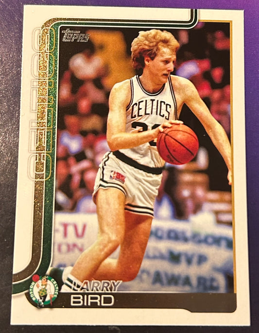 * Larry Bird 2025-26 Topps NBA Card BOSTON CELTICS