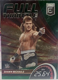 Shawn Michaels 2023 WWE Panini Donruss Elite “Full Throttle” Green Insert Card