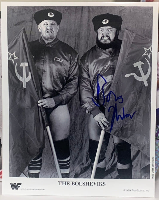 Boris Zhukov Signed 8x10 Color Photo (Comes w/COA)