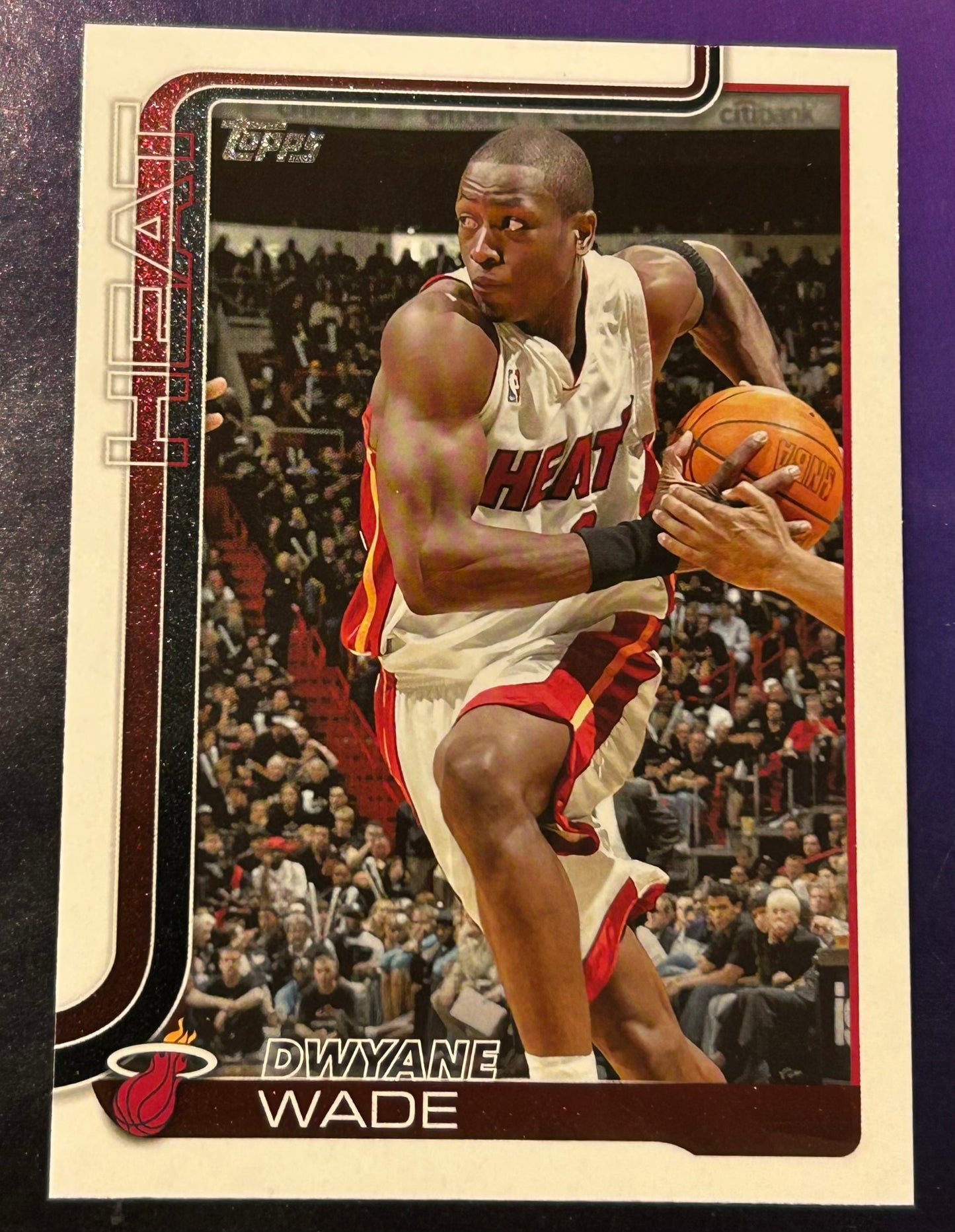 * Dwyane Wade 2025-26 Topps NBA Card MIAMI HEAT