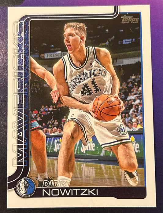 * Dirk Nowitzki 2025-26 Topps NBA Card DALLAS MAVERICKS
