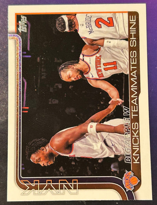 * New York Knicks 2025-26 Topps NBA Team Card