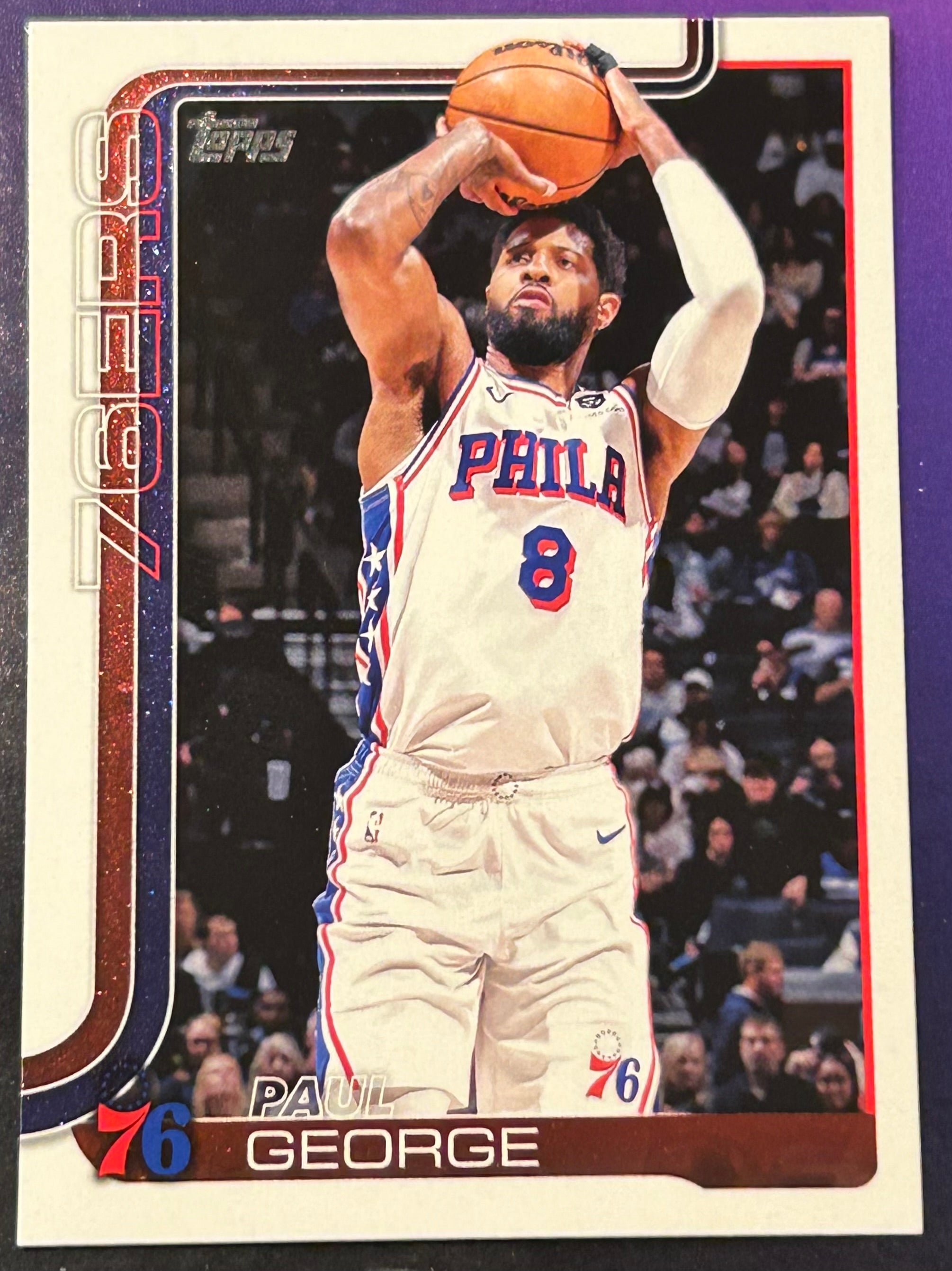Paul George 2025-26 Topps NBA Card PHILADELPHIA 76ers – The