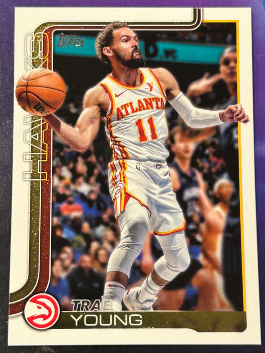 * Trae Young 2025-26 Topps NBA Card ATLANTA HAWKS