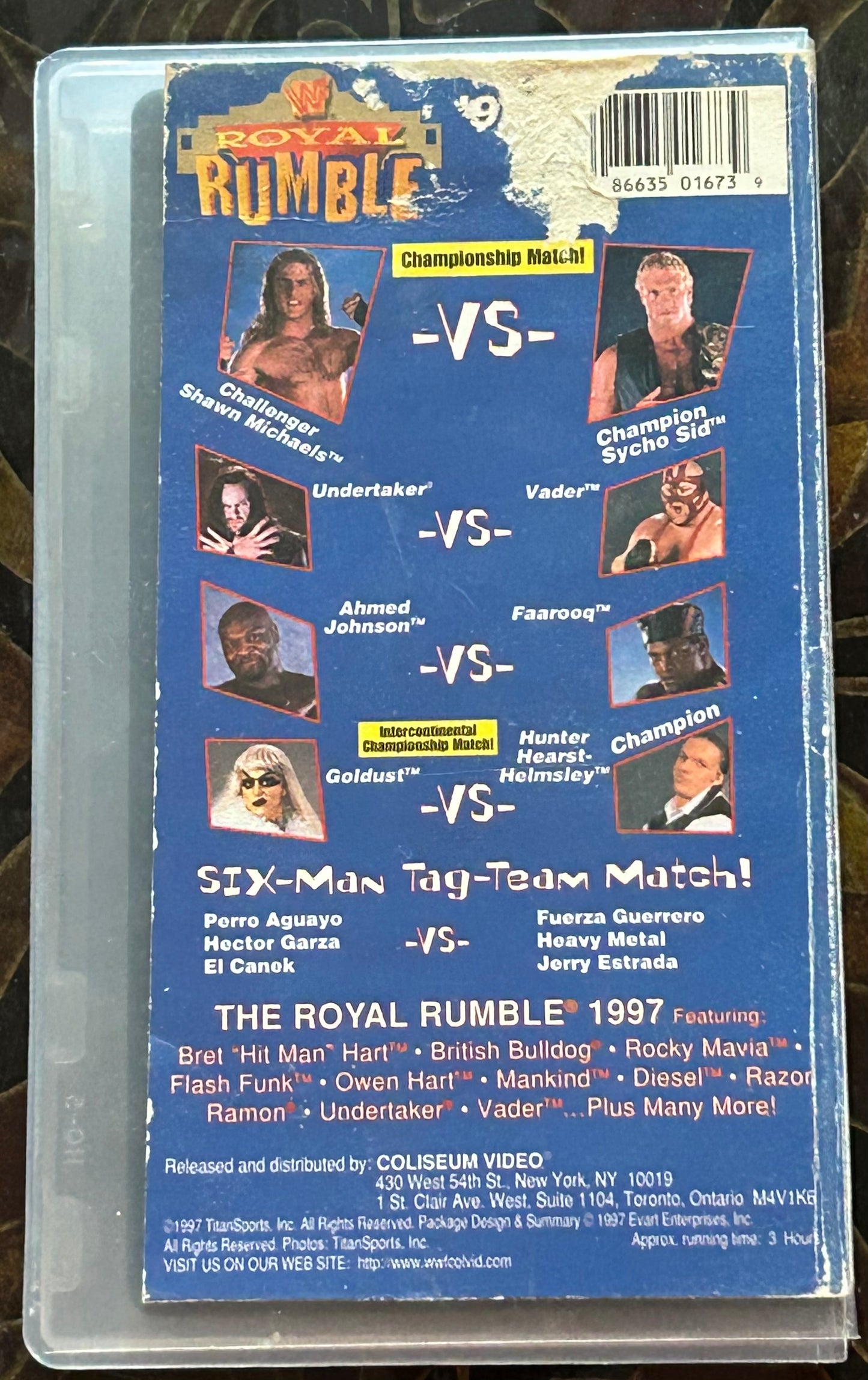 * WWF WWE “Royal Rumble 1997” Official VHS