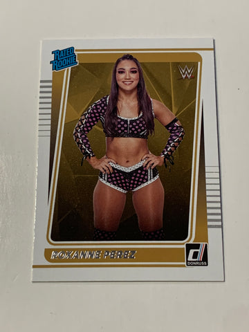 Roxanne Perez 2022 WWE NXT Chronicles Donruss Rookie Card