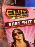 Bret “The Hitman” Hart SIGNED WWE Mattel Exclusive Flashback Elite Action Figure (Comes w/COA)