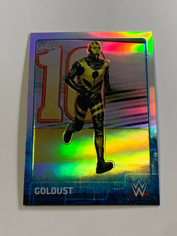 Goldust 2015 WWE Topps Chrome Refractor Card
