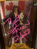 Bret “The Hitman” Hart SIGNED WWE Mattel Defining Moments Elite Action Figure (Comes w/COA)