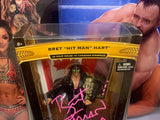 Bret “The Hitman” Hart SIGNED WWE Mattel Defining Moments Elite Action Figure (Comes w/COA)