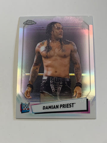 Damian Priest 2021 WWE Topps Chrome REFRACTOR Card