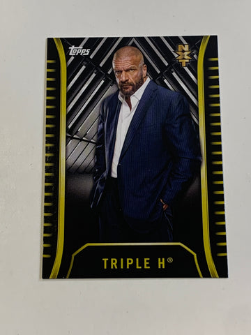 Triple H 2018 WWE NXT Topps Card