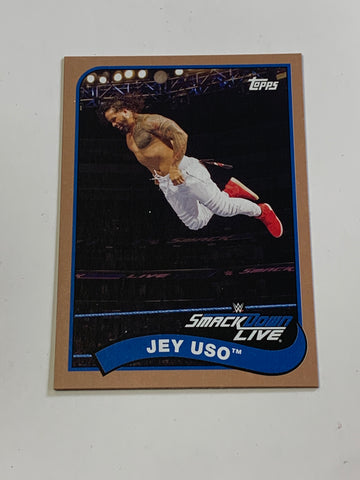 Jey Uso 2018 WWE Topps Heritage Bronze Parallel Card
