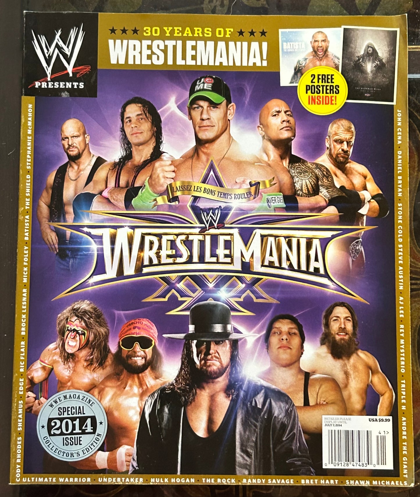 * WWE Magazine “Wrestlemania 30, Collector’s Edition” (2014 Special Issue)