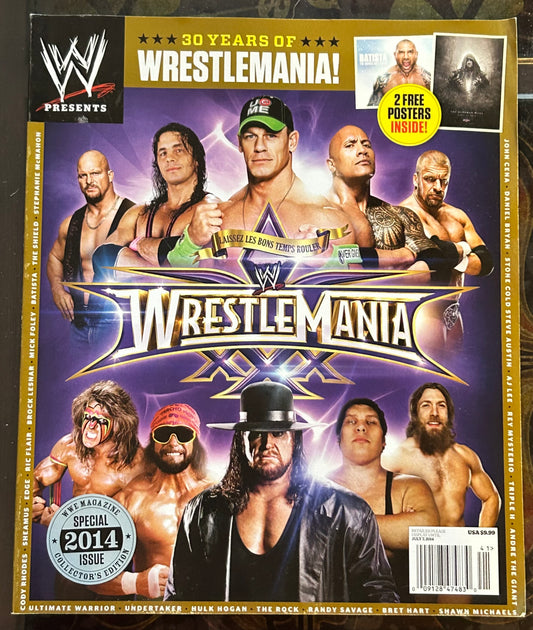 * WWE Magazine “Wrestlemania 30, Collector’s Edition” (2014 Special Issue)