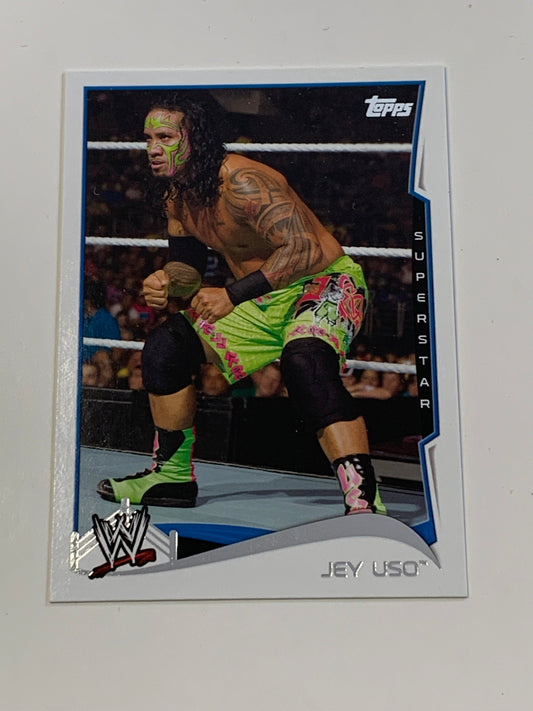 Jey Uso 2014 WWE Topps Card BLOODLINE