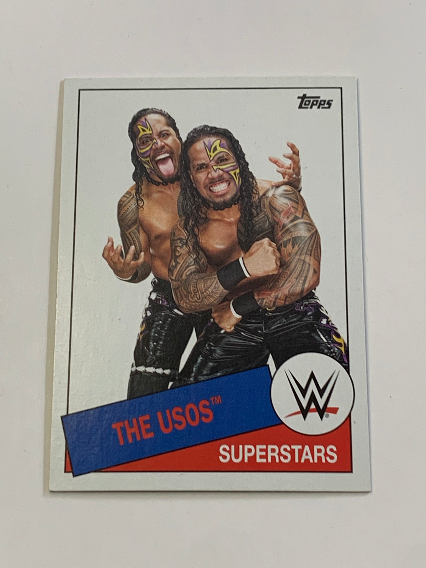 The Usos (Jimmy & Jey Uso) 2015 WWE Topps Heritage BLOODLINE