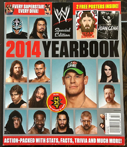 * WWE Magazine “2014 Special Edition Yearbook” (2 Free Posters Inside)