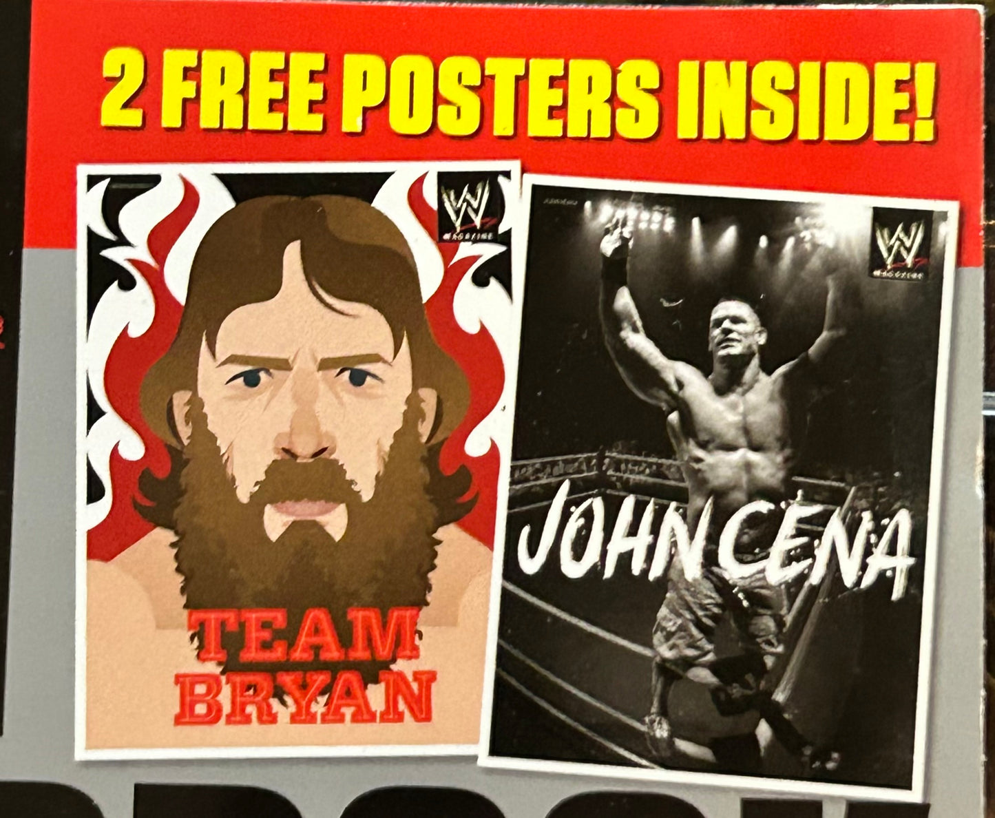 * WWE Magazine “2014 Special Edition Yearbook” (2 Free Posters Inside)