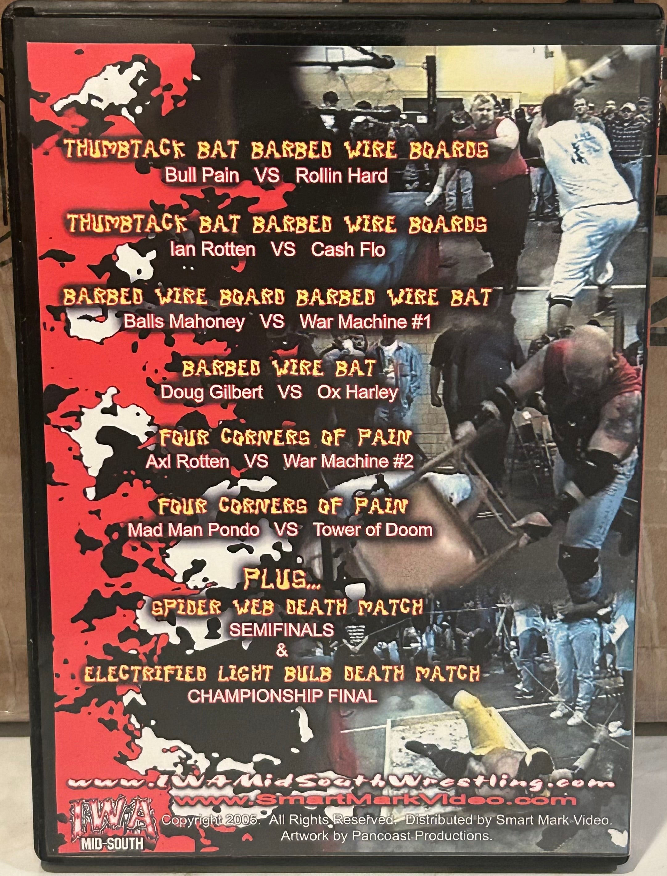 IWA Mid-South Wrestling DVD “King of The Death Matches Tournament