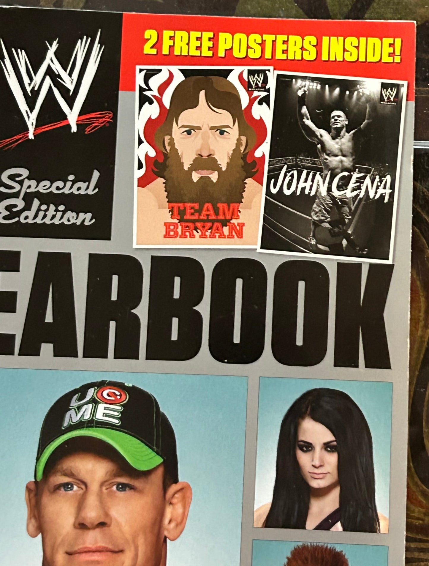 * WWE Magazine “2014 Special Edition Yearbook” (2 Free Posters Inside)