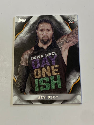 Jey Uso 2019 WWE Topps Undisputed Card BLOODLINE
