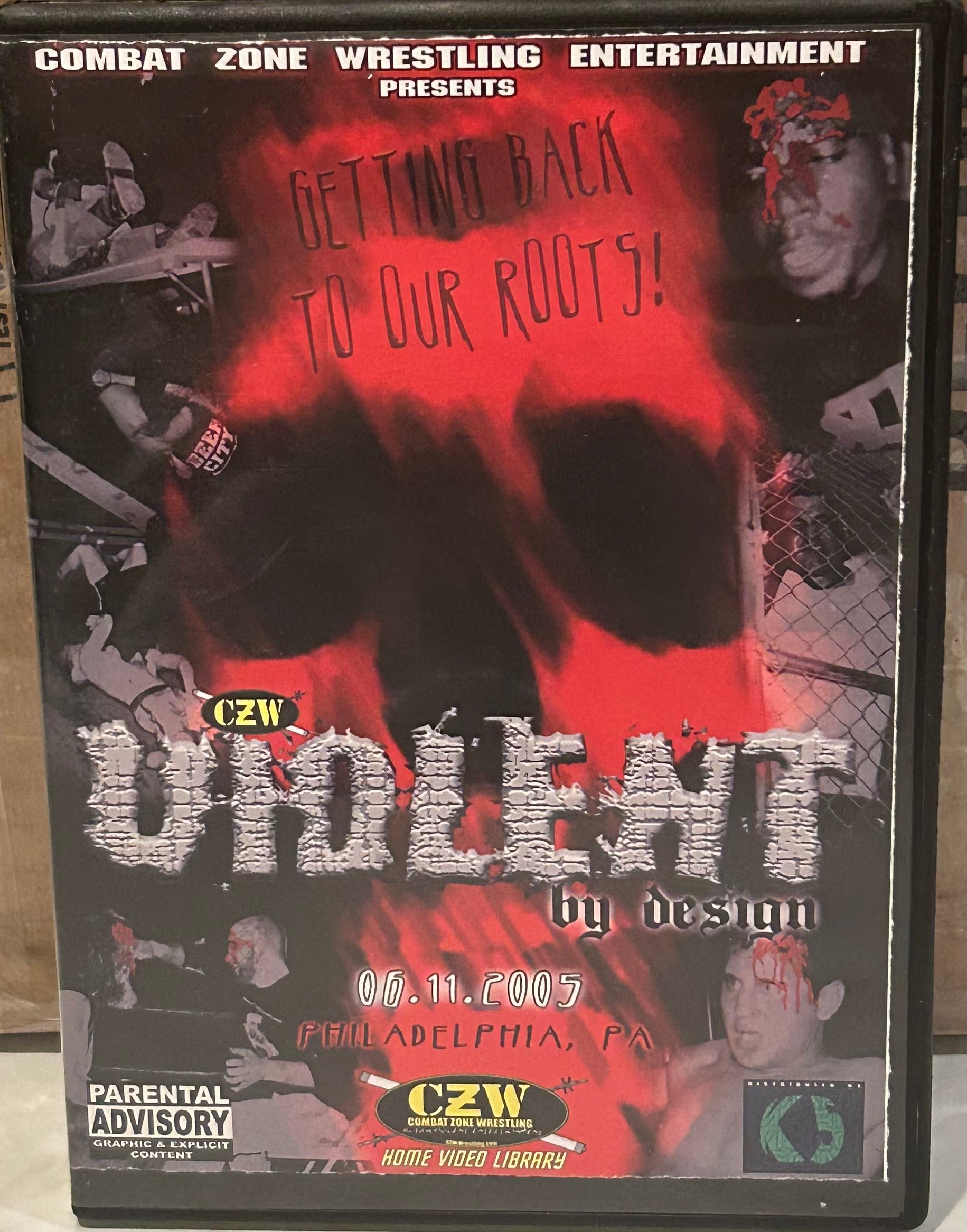 CZW DVD “Violent by Design” 6/11/2005 (Necro Butcher, H8 Club
